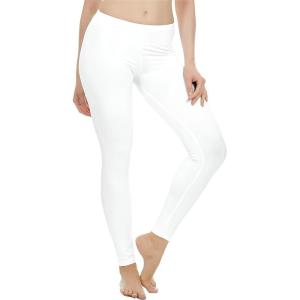 imageThermajane Long Johns for Women  Thermal Leggings for Women Fleece Lined Thermal Underwear BottomsWhite
