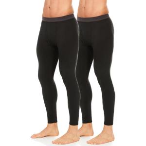 imageThermajohn Long Johns for Men Thermal Underwear for Men Long Underwear Mens Leggings Thermal Pants Men Cold Weather BottomsBlack  Black