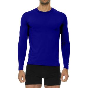 imageThermajohn Thermal Shirts for Men Long Sleeve Thermal Compression Shirts for Men Base Layer Cold WeatherRoyal Blue