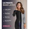imageThermajane Long Johns Thermal Underwear for Women Fleece Lined Base Layer Pajama Set Cold WeatherGrey