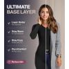 imageThermajane Long Johns Thermal Underwear for Women Fleece Lined Base Layer Pajama Set Cold WeatherGrey