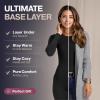 imageThermajane Long Johns Thermal Underwear for Women Fleece Lined Base Layer Pajama Set Cold WeatherNavy