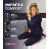 imageThermajane Long Johns Thermal Underwear for Women Fleece Lined Base Layer Pajama Set Cold WeatherNavy