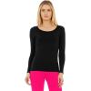 imageThermajane Long Sleeve Thermal Shirts for Women Cold Weather Womens Thermal Underwear Tops Base Layer Women ThermalBlack