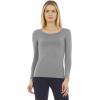 imageThermajane Long Sleeve Thermal Shirts for Women Cold Weather Womens Thermal Underwear Tops Base Layer Women ThermalGrey