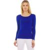 imageThermajane Long Sleeve Thermal Shirts for Women Cold Weather Womens Thermal Underwear Tops Base Layer Women ThermalRoyal Blue
