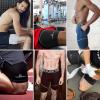 imageThermajohn Compression Shorts Men Spandex Athletic Underwear Mens Running ShortsSlate