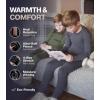 imageThermajohn Thermal Underwear for Kids Boys Thermal Underwear Set  Kids Base Layers for Skiing  Long Johns for Boys KidsBlack