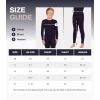 imageThermajohn Thermal Underwear for Kids Boys Thermal Underwear Set  Kids Base Layers for Skiing  Long Johns for Boys KidsRoyal Blue