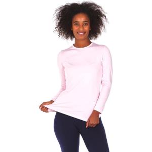 imageThermajane Long Sleeve Thermal Shirts for Women Cold Weather Womens Thermal Underwear Tops Base Layer Women ThermalBaby Pink