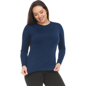 imageThermajane Long Sleeve Thermal Shirts for Women Cold Weather Womens Thermal Underwear Tops Base Layer Women ThermalNavy