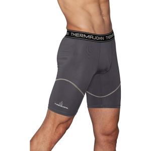 imageThermajohn Compression Shorts Men Spandex Athletic Underwear Mens Running ShortsSlate