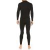 imageThermajohn Long Johns V and Crew Set Size XL Charcoal ampamp Black