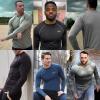 imageThermajohn Men Long Sleeve Compression Shirt Cool Dry Baselayer Athletic Workout Shirts for Running and Workout