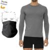 imageThermajohn Thermal Shirts for Men Size XS with Fleece Neck Warmer Men