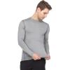 image:imageThermajohn Men Long Sleeve Compression Shirt Cool Dry Baselayer Athletic Workout Shirts for Running and WorkoutLight Steel Grey