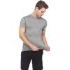 image:imageThermajohn Men Short Sleeve Compression Shirt Cool Dry Baselayer Athletic Workout Shirts for Running and WorkoutLight Steel Grey