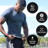 image:imageThermajohn Men Short Sleeve Compression Shirt Cool Dry Baselayer Athletic Workout Shirts for Running and WorkoutSlate