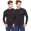 image:imageThermajohn Men Long Sleeve Compression Shirt Cool Dry Baselayer Athletic Workout Shirts for Running and WorkoutBlack  Black
