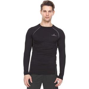 image:imageThermajohn Men Long Sleeve Compression Shirt Cool Dry Baselayer Athletic Workout Shirts for Running and WorkoutBlack