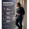 image:imageThermajohn Long Johns Thermal Underwear for Men Fleece Lined Base Layer Set for Cold Weather Large Grey