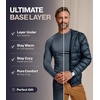 image:imageThermajohn Long Johns Thermal Underwear for Men Fleece Lined Base Layer Set for Cold Weather Large Grey