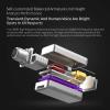 imageLinsoul KZ ZS10 Pro 4BA1DD 5 Driver in Ear Monitor HiFi Wired Earbuds Gaming Earbuds Hybrid IEM Earphones with Stainless Steel Faceplate Detachable Cable for MusicianWithout Mic BlackPurple