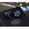 imageLinsoul Kiwi Ears Cadenza 10mm Beryllium Dynamic Driver IEM 3D Printed with Detachable Interchangeable Plug 078 2pin 35mm IEM Cable for Musician Audiophile BlueBlue