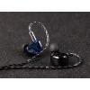 imageLinsoul Kiwi Ears Cadenza 10mm Beryllium Dynamic Driver IEM 3D Printed with Detachable Interchangeable Plug 078 2pin 35mm IEM Cable for Musician Audiophile BlueBlue