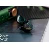 imageLinsoul Kiwi Ears Cadenza 10mm Beryllium Dynamic Driver IEM 3D Printed with Detachable Interchangeable Plug 078 2pin 35mm IEM Cable for Musician Audiophile BlueGreen