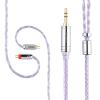 imageLinsoul Tripowin Zonie IEM Cable 16 Core Silver Plated Earphone Upgraded Cords 125m SPC in Ear Monitor Cable for 7hz Zero2 Orchestra Lite Cadenza Hype4 Supermix42pin 078mm 35mmMossLavender