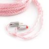 imageLinsoul Tripowin Zonie IEM Cable 16 Core Silver Plated Earphone Upgraded Cords 125m SPC in Ear Monitor Cable for 7hz Zero2 Orchestra Lite Cadenza Hype4 Supermix42pin 078mm 35mmMossPink