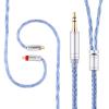 imageLinsoul Tripowin Zonie IEM Cable 16 Core Silver Plated Earphone Upgraded Cords 125m SPC in Ear Monitor Cable for 7hz Zero2 Orchestra Lite Cadenza Hype4 Supermix42pin 078mm 35mmMossBlue