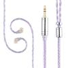 imageLinsoul Tripowin Zonie IEM Cable 16 Core Silver Plated Earphone Upgraded Cords 125m SPC in Ear Monitor Cable for ZS10 PRO 2 AS10 PRO ZSN PRO X Waner SIMGOT EM6LRecessed 2pin 35mmGreyLavender