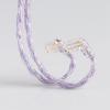 imageLinsoul Tripowin Zonie IEM Cable 16 Core Silver Plated Earphone Upgraded Cords 125m SPC in Ear Monitor Cable for ZS10 PRO 2 AS10 PRO ZSN PRO X Waner SIMGOT EM6LRecessed 2pin 35mmGreyLavender