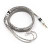imageLinsoul Tripowin Zonie IEM Cable 16 Core Silver Plated Earphone Upgraded Cords 125m SPC in Ear Monitor Cable for ZS10 PRO 2 AS10 PRO ZSN PRO X Waner SIMGOT EM6LRecessed 2pin 35mmGreyGrey