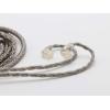 imageLinsoul Tripowin Zonie IEM Cable 16 Core Silver Plated Earphone Upgraded Cords 125m SPC in Ear Monitor Cable for ZS10 PRO 2 AS10 PRO ZSN PRO X Waner SIMGOT EM6LRecessed 2pin 35mmGreyGrey
