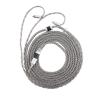 imageLinsoul Tripowin Zonie IEM Cable 2m Long Earbud Cable 16 Core Silver Plated Earphone Cable in Ear Monitor Cable for Kiwi Ears Cadenza Orchestra Lite KE4 Quartet Supermix 4 2Pin GreyGrey