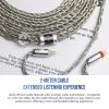 imageLinsoul Tripowin Zonie IEM Cable 2m Long Earbud Cable 16 Core Silver Plated Earphone Cable in Ear Monitor Cable for Kiwi Ears Cadenza Orchestra Lite KE4 Quartet Supermix 4 2Pin GreyGrey