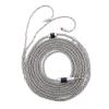 imageLinsoul Tripowin Zonie IEM Cable 2m Long Earbud Cable 16 Core Silver Plated Earphone Cable in Ear Monitor Cable for Kiwi Ears Cadenza Orchestra Lite KE4 Quartet Supermix 4 2Pin GreyGrey