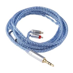 imageLinsoul Tripowin Zonie IEM Cable 16 Core Silver Plated Earphone Upgraded Cords 125m SPC in Ear Monitor Cable for 7hz Zero2 Orchestra Lite Cadenza Hype4 Supermix42pin 078mm 35mmMossBlue