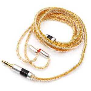 imageLinsoul Tripowin Zonie IEM Cable 16 Core Silver Plated Earphone Upgraded Cords 125m SPC in Ear Monitor Cable for 7hz Zero2 Orchestra Lite Cadenza Hype4 Supermix42pin 078mm 35mmMossGold