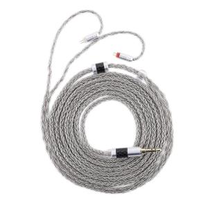 imageLinsoul Tripowin Zonie IEM Cable 2m Long Earbud Cable 16 Core Silver Plated Earphone Cable in Ear Monitor Cable for Kiwi Ears Cadenza Orchestra Lite KE4 Quartet Supermix 4 2Pin GreyGrey