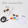 imageLinsoul 7Hz x Crinacle Zero2 in Ear Monitor Updated 10mm Dynamic Driver IEM Wired Earbuds Earphones Gaming Earbuds with OFC IEM Cable for Musician SilverOrange