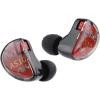 imageLinsoul KZ AS10 5BA HiFi Stereo inEar Earphone High Resolution Earbud Headphone with 075mm 2 pin Cable Five Balanced Armature Drivers Noise CancellingWithout Mic BlackBlack