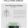 imageLinsoul TANGZU Tang Sancai in Ear Monitor Ear Plugs 3 Pairs Matte Texture Straight Tooth Grooves Eartips for IEMs inEar Earphone Audiophile Musician SMLSML