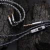 imageLinsoul Tripowin Grace Detachable SilverPlated Oxygen Free Copper OFC in Ear Earphone Cable with Microphone 078mm 2Pin Connector for Audiophile Replacement Cable 2PIN GraceGrace