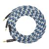 imageLinsoul Tripowin GranVia Upgraded OFC Headphone Replacement Cable Dual 35mm Connector to 35mm Stereo Headphone Cable for HE4XXHE400iHE400seGoldplanarFocal ELEGIABlack 15mBlue