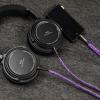 imageLinsoul Tripowin GranVia Upgraded OFC Headphone Replacement Cable Dual 35mm Connector to 35mm Stereo Headphone Cable for HE4XXHE400iHE400seGoldplanarFocal ELEGIABlack 15mPurple