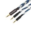 imageLinsoul Tripowin GranVia Upgraded OFC Headphone Replacement Cable Dual 35mm Connector to 35mm Stereo Headphone Cable for HE4XXHE400iHE400seGoldplanarFocal ELEGIABlack 15mBlue